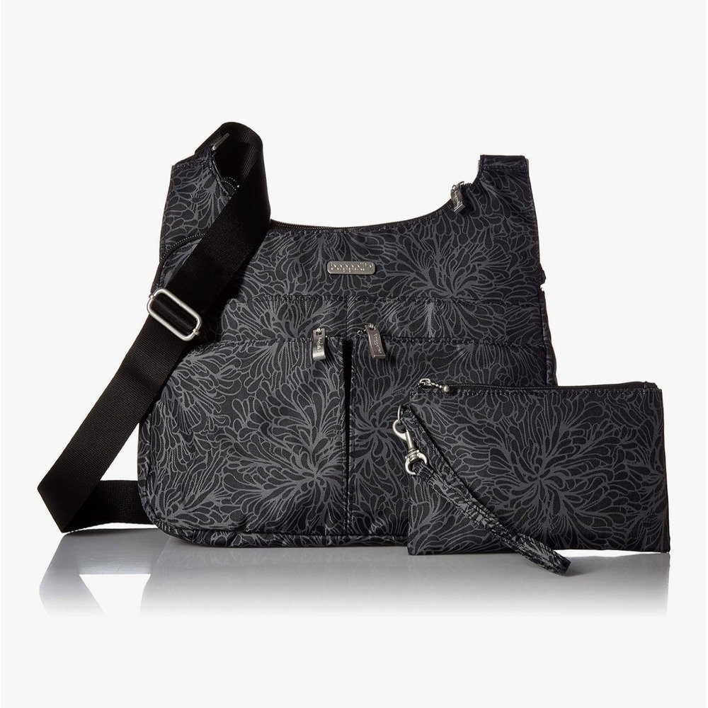 Baggallini Crossbody Cross‎ Over 11 x 8.5 Travel Bag Lightweight Nylon Purse